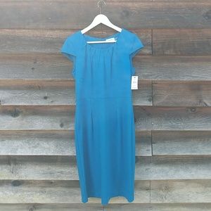 NWT Calvin Klein Stretchy Bright Blue Dress